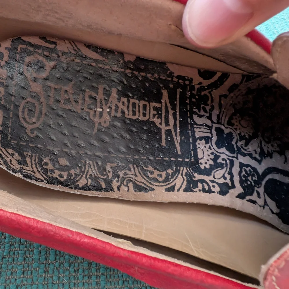 Steve Madden Red/Pink Loafers